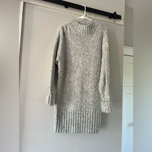 Express grey sweater dress